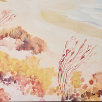 Mid Day Ocean Framed Canvas Print 122.5x82.5cm