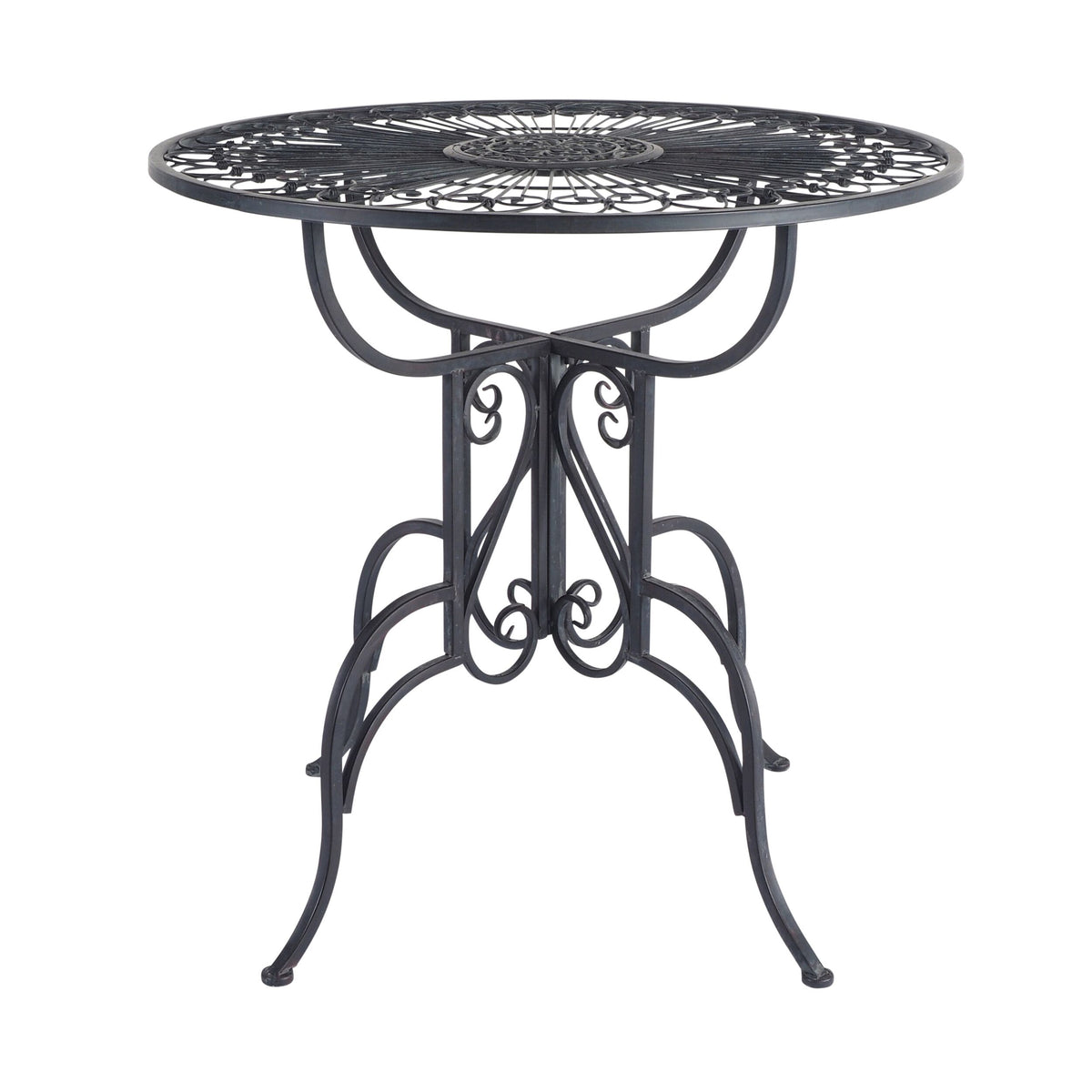 Arles Garden Table Black with 2 Arles Garden Chair Black Package