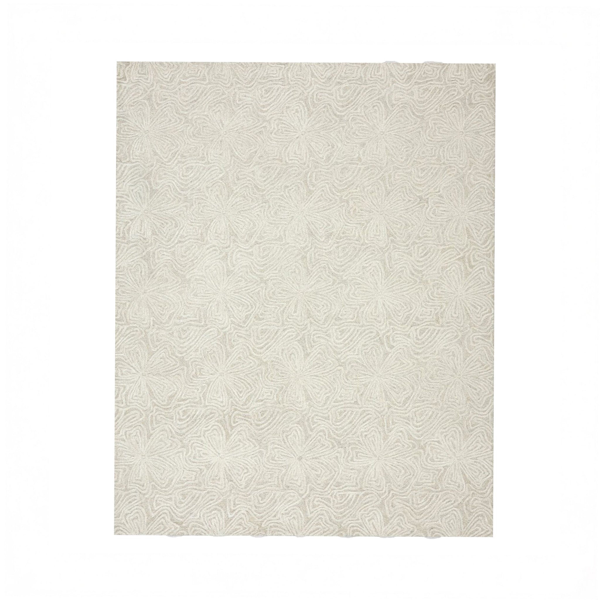 Floral Etchings Wool Rug 240x300cm