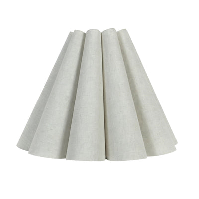 Josephine Pleated Tapered Shade Cream 25cm