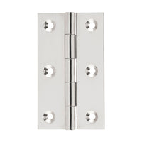 2620 Hinge Fixed Pin Polished Nickel H89xW50mm