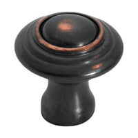 3685 Cupboard Knob Domed Antique Copper D25xP24mm