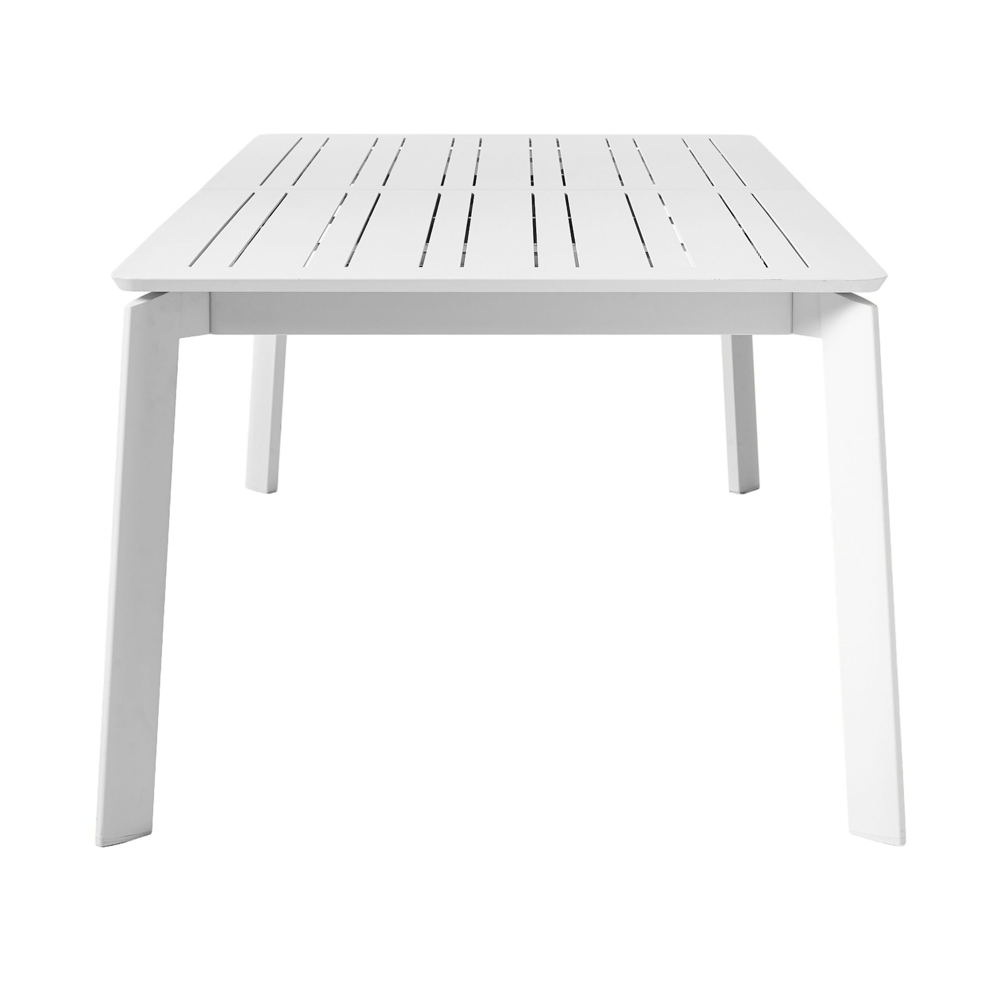 Santana Aluminium Extension Table White  200/300cm