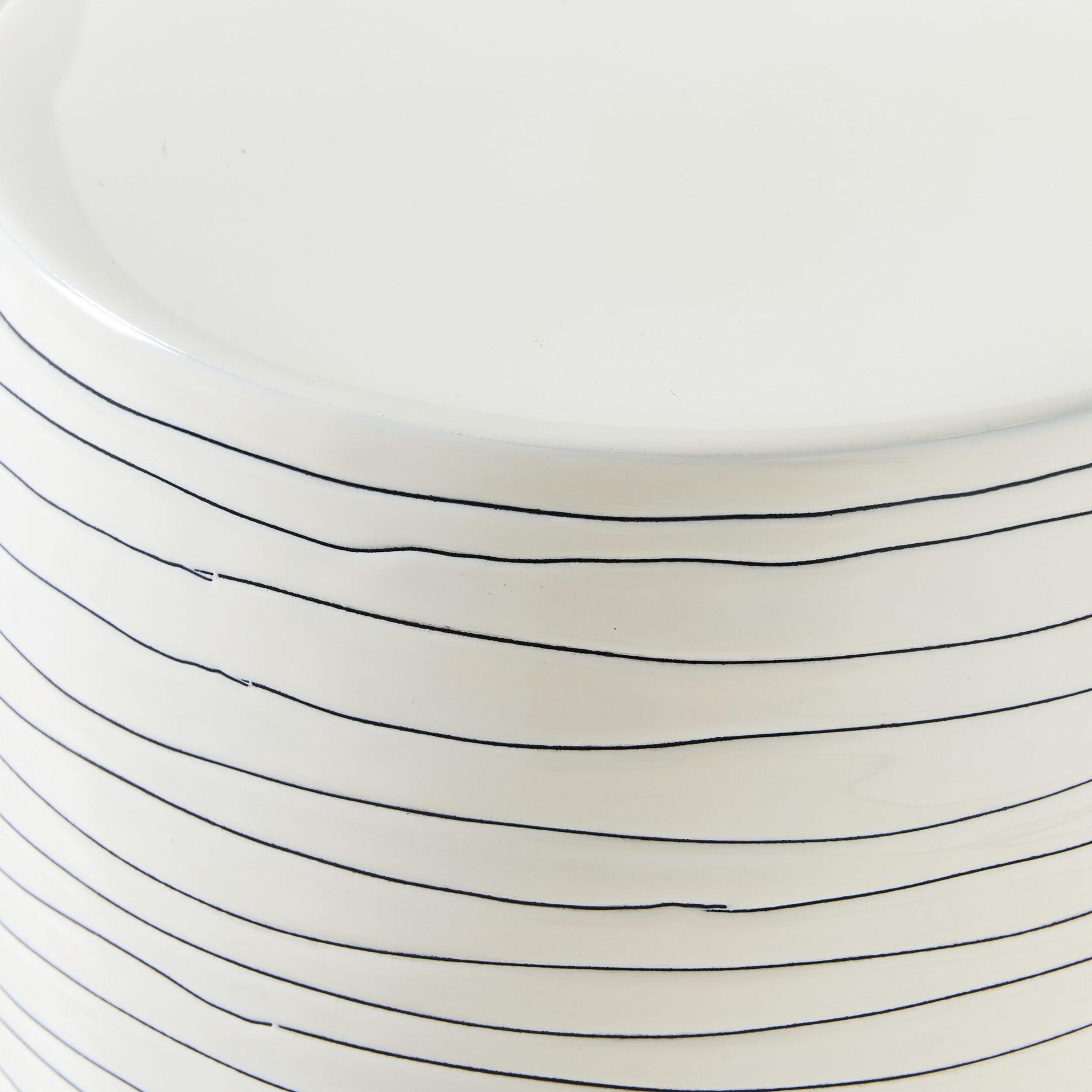 June Side Table Black & White