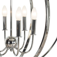 Remi Chrome 6 Light Chandelier