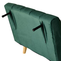 Stradbroke Single Sofa Bed Emerald Green