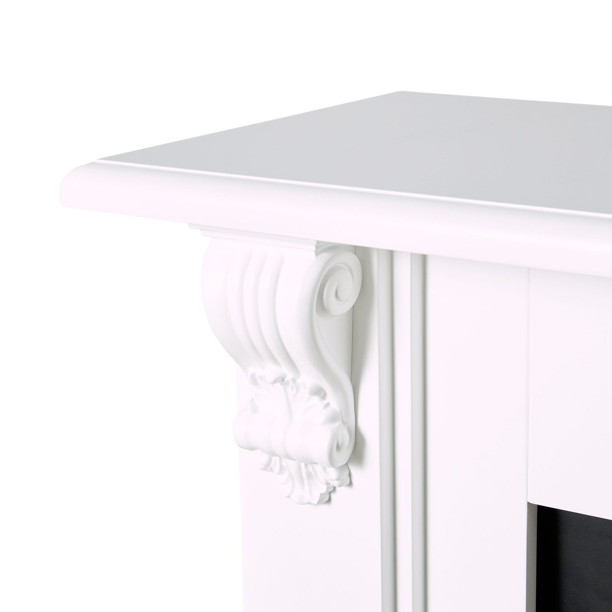 Belford Freestanding Mantel White 144cm