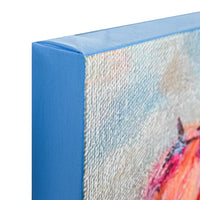 Bathing Ladies I Textured Framed Artwork 70x70cm