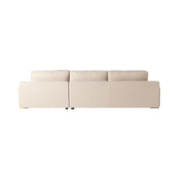 Herron 3 Seater Sofa with RHF Chaise Ivory Weave