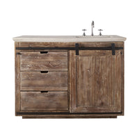 Clare Sliding Barn Door Single Vanity