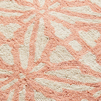 Casablanca Tile Hand Tufted Wool Blend Blush Rug 300x240cm