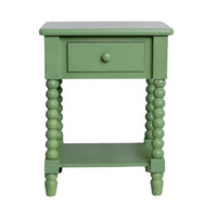 Maisie 1 Drawer Bedside Green