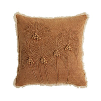 Palm Dusk Embroidered Cushion 45x45cm