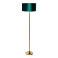 Reid Velvet Green Floor Lamp 157.5cm