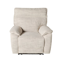 Dillon 1 Seater Recliner Natural Textured Slub