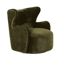 Mara Swivel Armchair Khaki Green