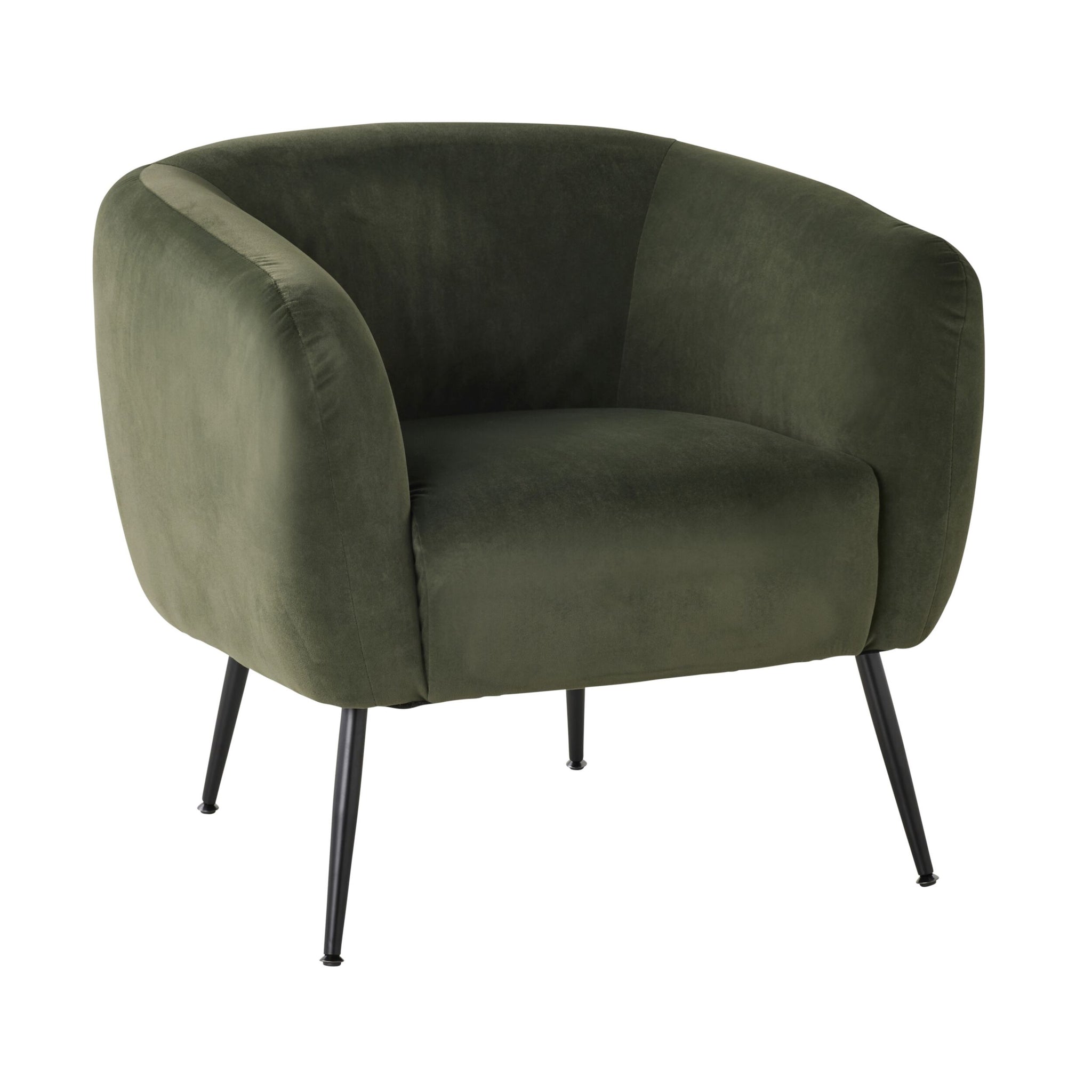 Kianna Occasional Chair Velvet Eucalyptus Green