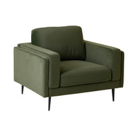 Irvine Armchair Velvet Eucalyptus