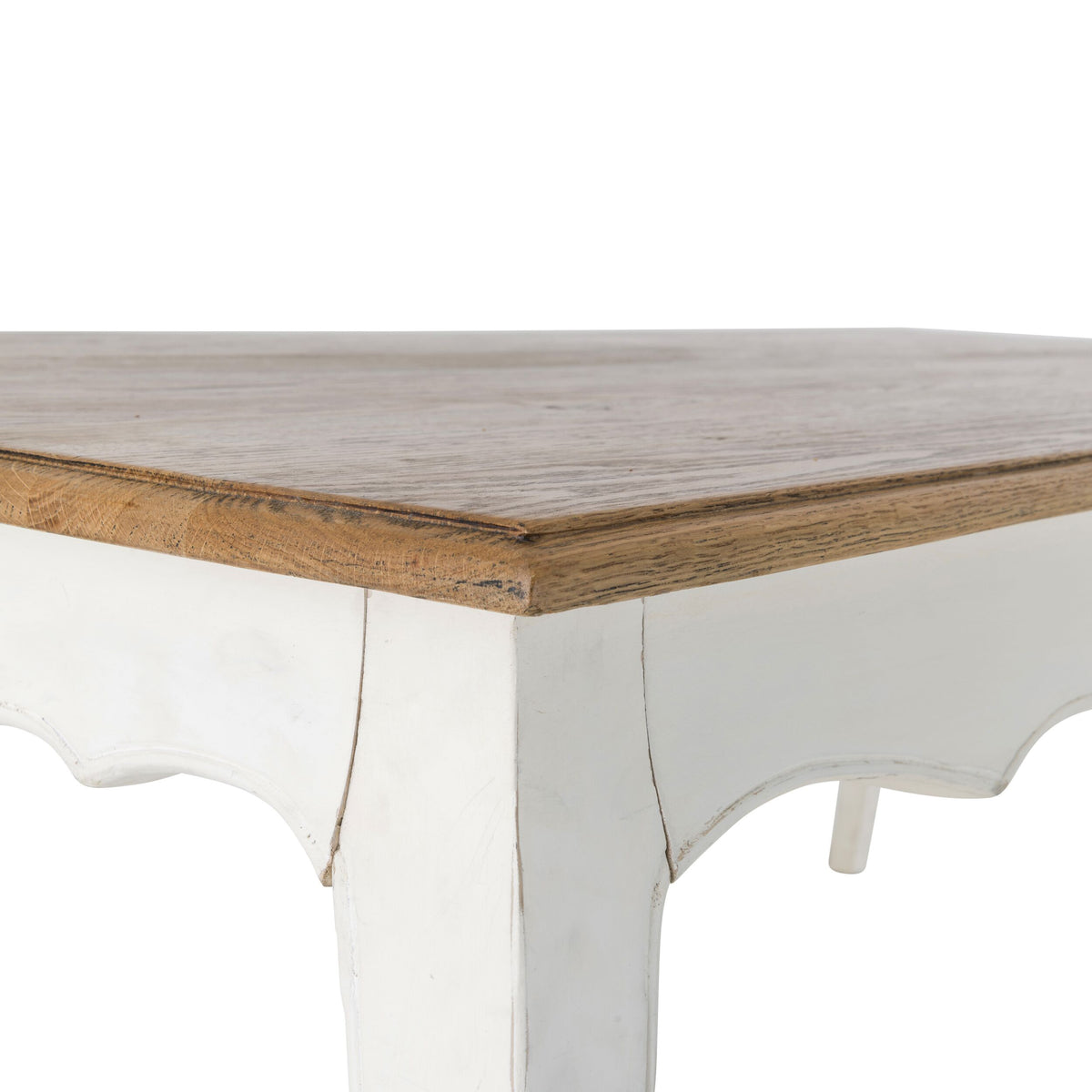 Provincial Oak Dining Table 200cm White – Early Settler Australia