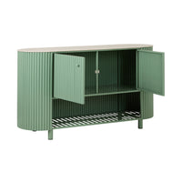 Ripple Kitchen Island Bench Sage Green