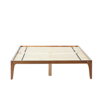 Vincent Double Bed Base Walnut