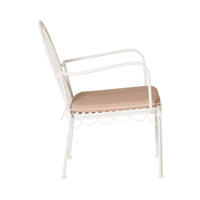 Bonnie Occasional Chair with Cushion White