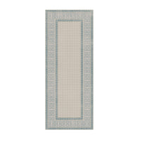 Paros Silky Soft Washable Runner 80x200cm Ocean