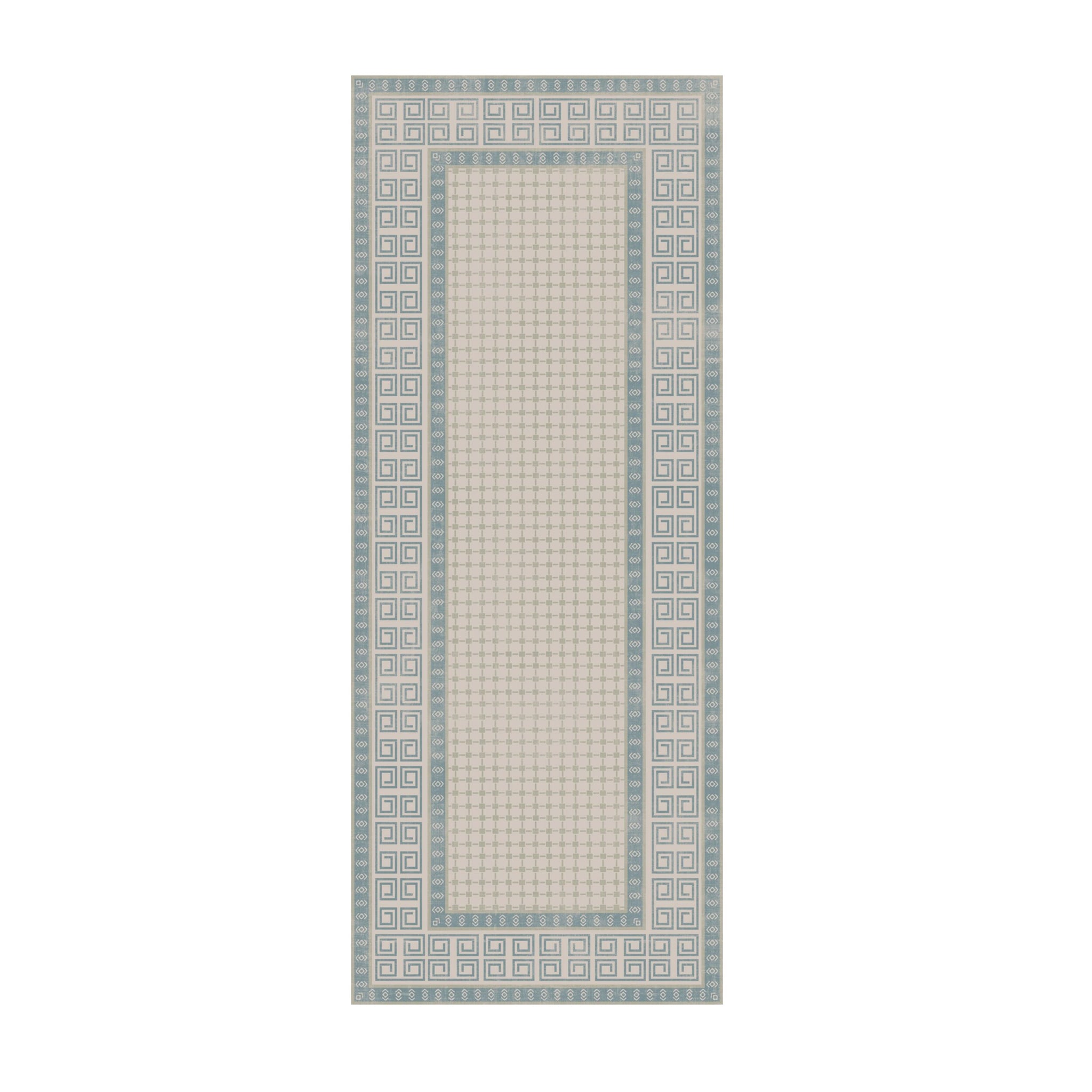 Paros Silky Soft Washable Runner 80x200cm Ocean