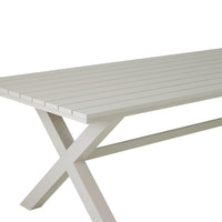 Blake Aluminium Dining Table 240cm Taupe