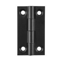 9695 Cabinet Hinge Fixed Pin Matte Black H38xW22mm