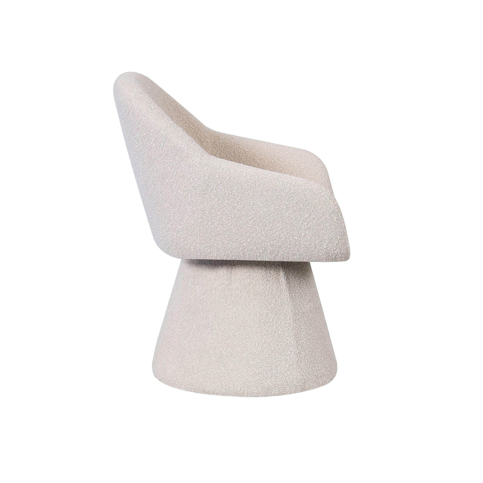 Comet Swivel Dining Armchair Sand