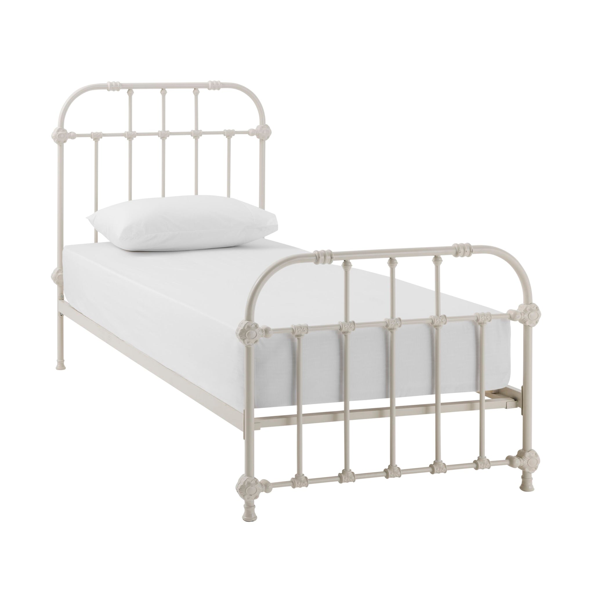 Manor Single Bed White