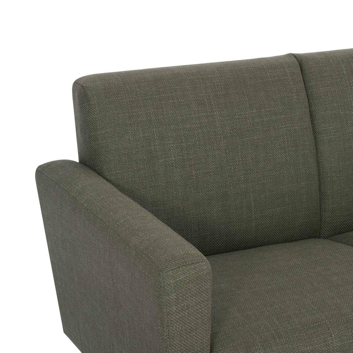 Frankie 2 Seater Sofa Olive Green Weave