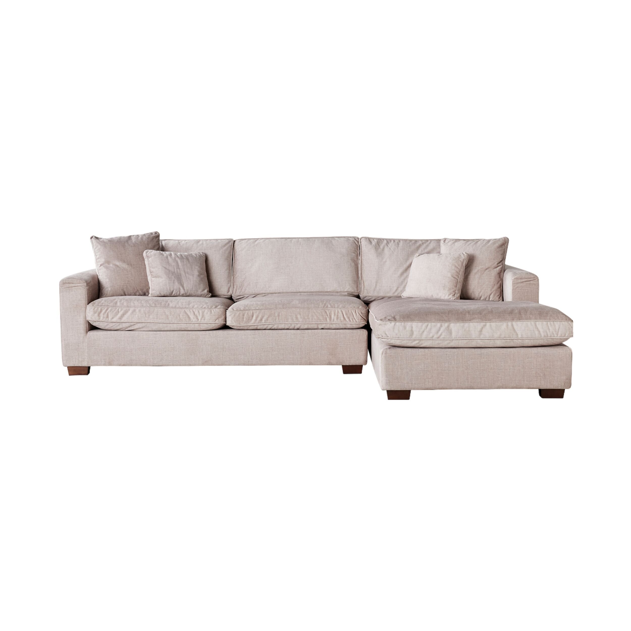 Portsea 4 Seater RHS Chaise Aura Pecan