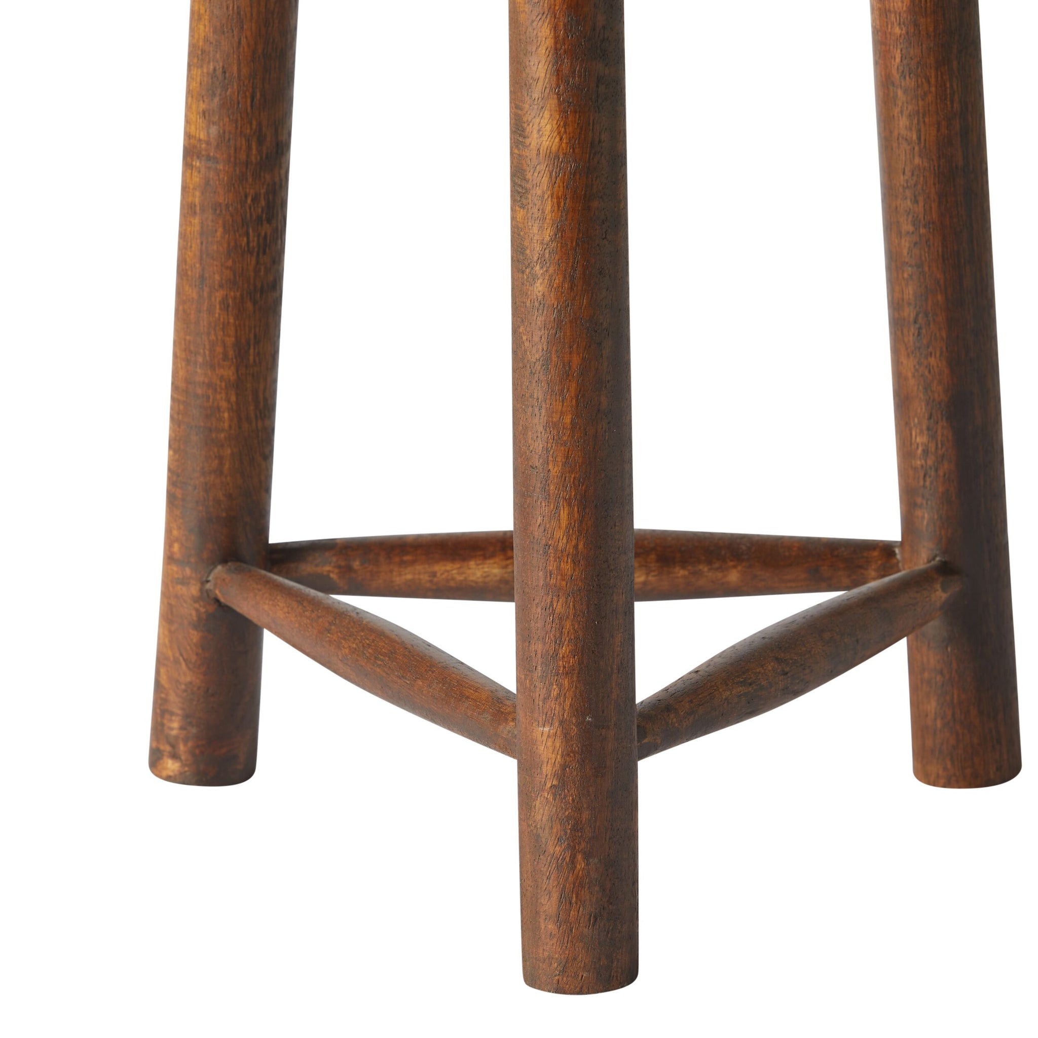 Parvani Stool Dark Walnut 30x30x50 cm