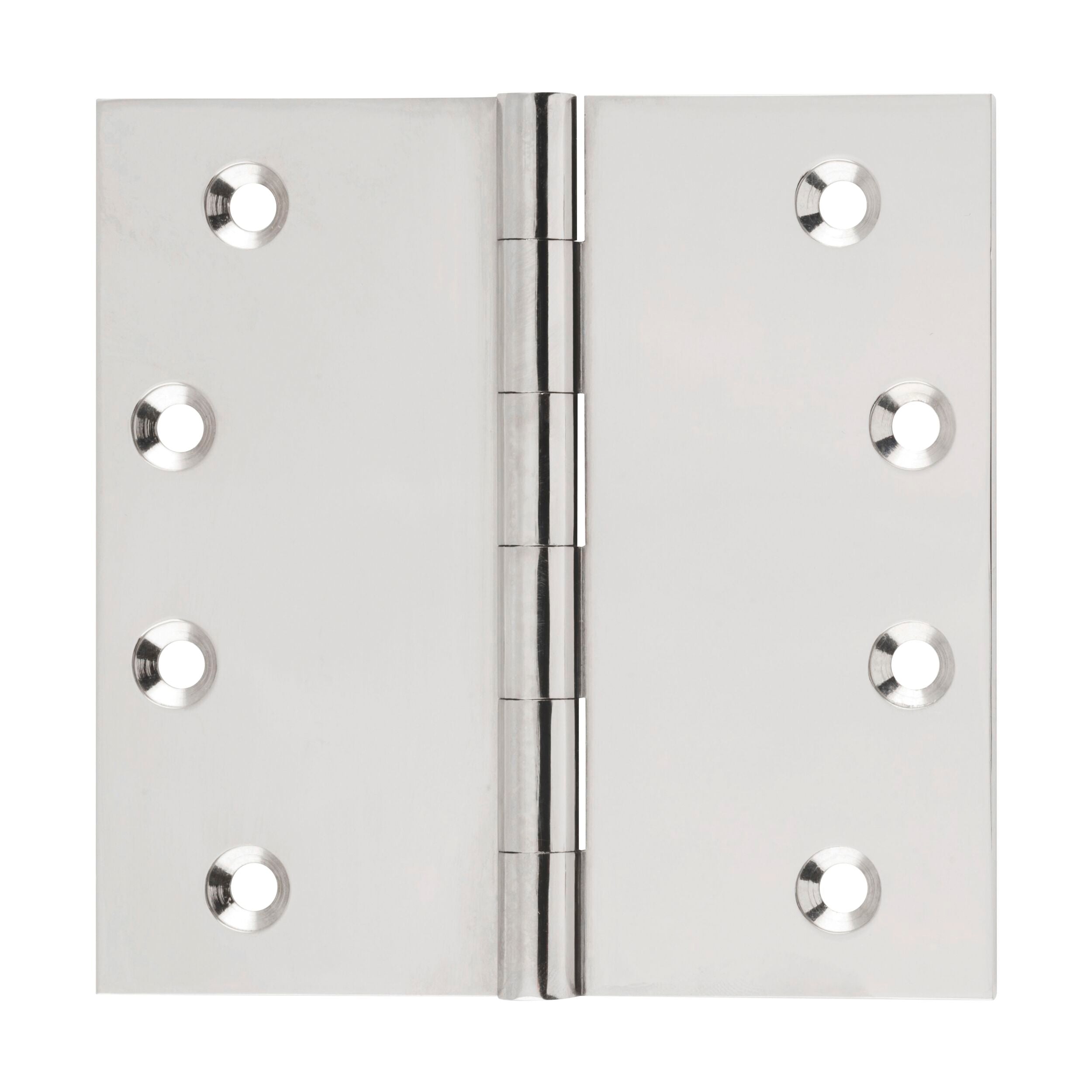 2624 Hinge Fixed Pin Polished Nickel H100xW100mm