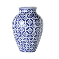 Celadon Daisy Tile Bouquet Vase