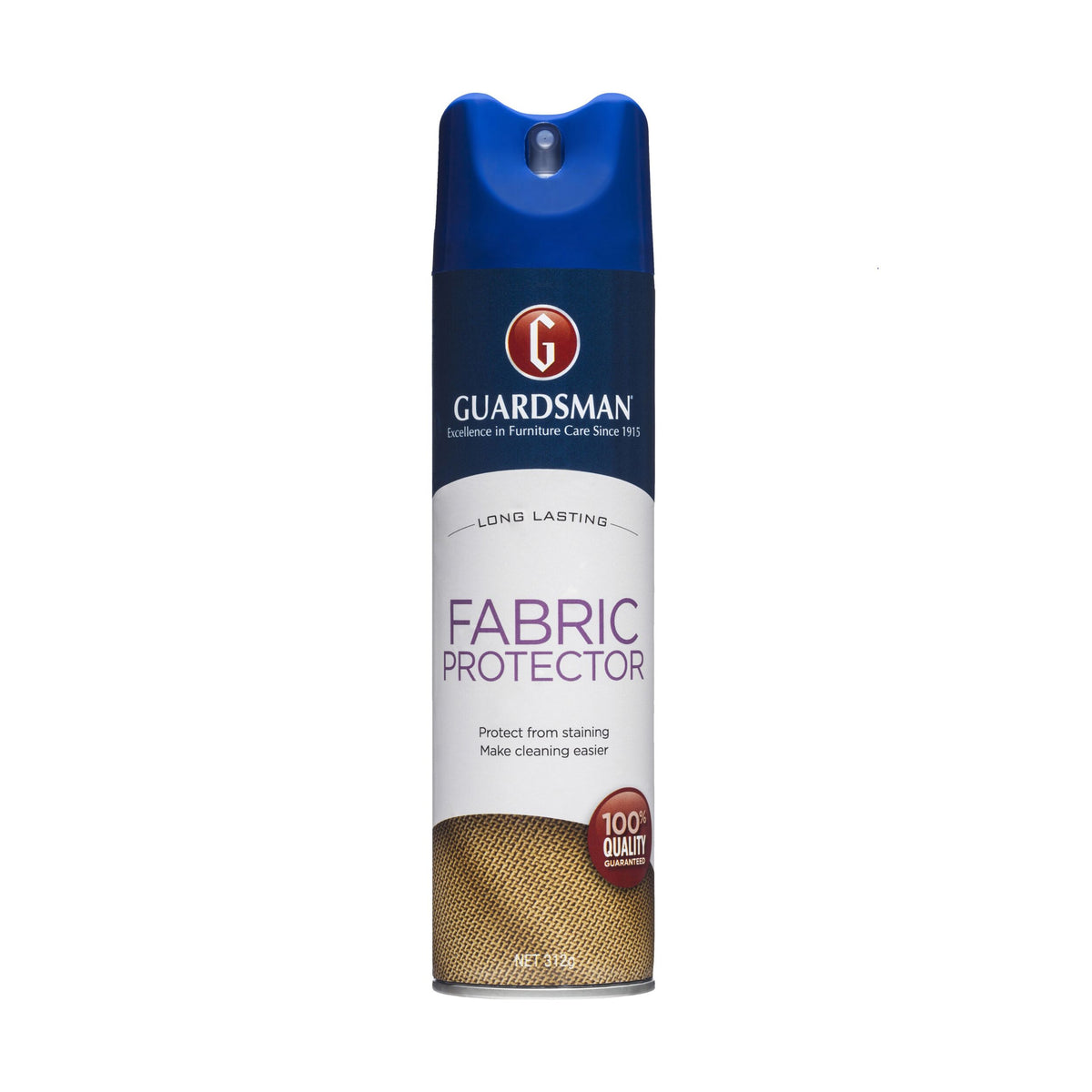 Guardsman Fabric Protector 264g Aerosol provides long-lasting Invisible Shield protection with easy stain removal for upholstered furniture.