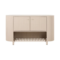 Ripple Kitchen Island Bench Taupe
