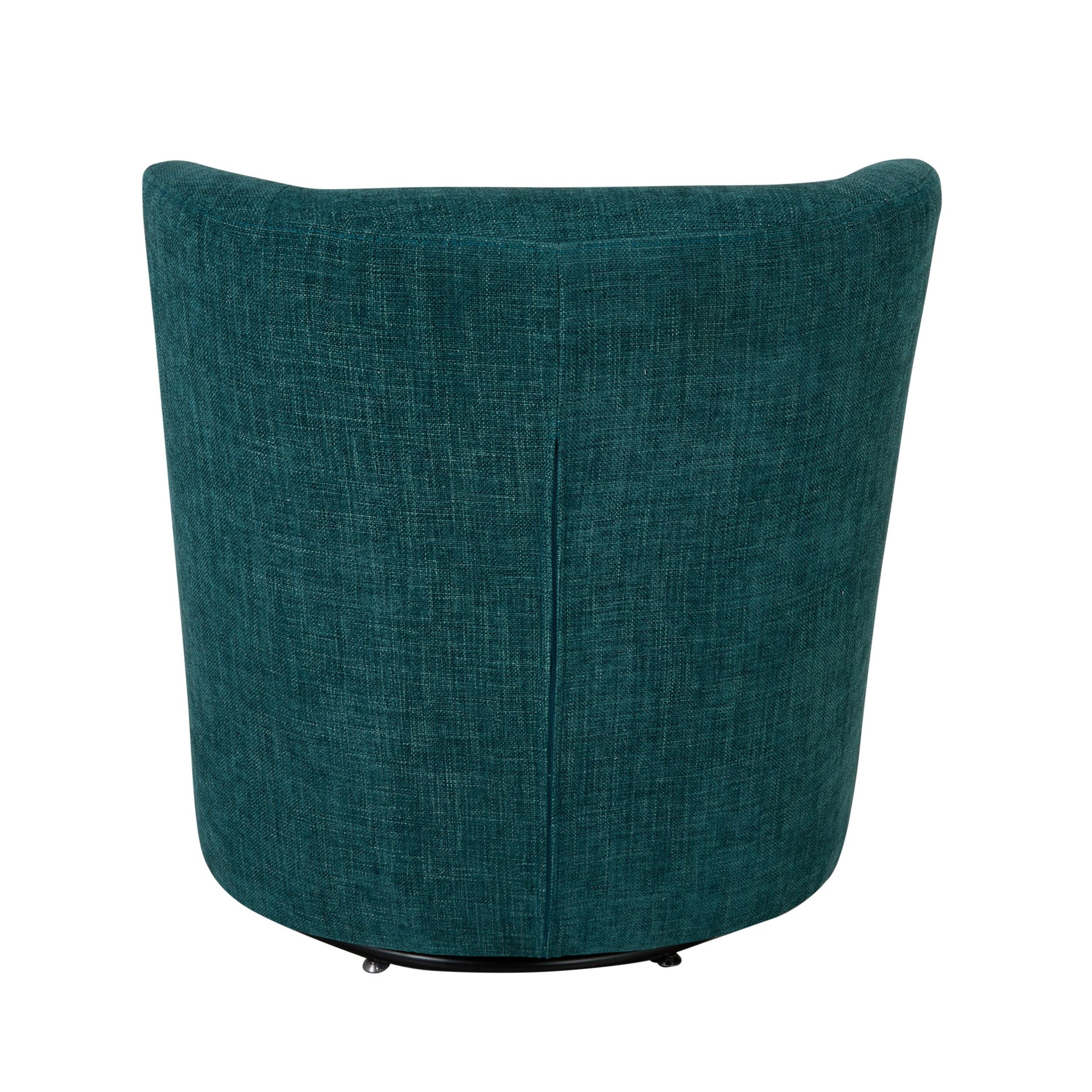 Amala Swivel Occasional Chair Blue Weave