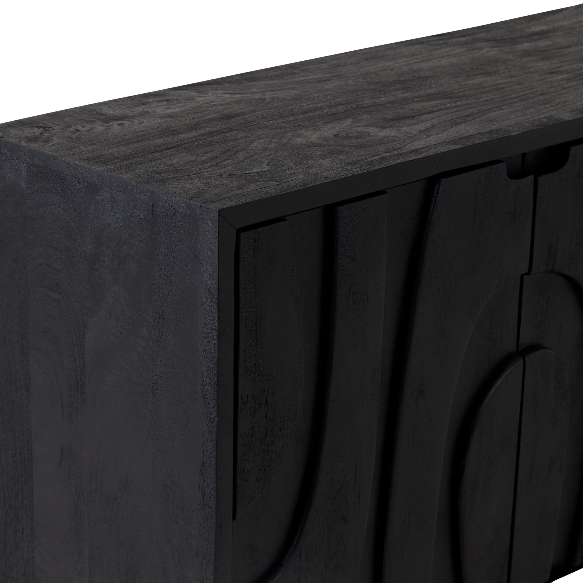 Sami 4 Door Sideboard Black
