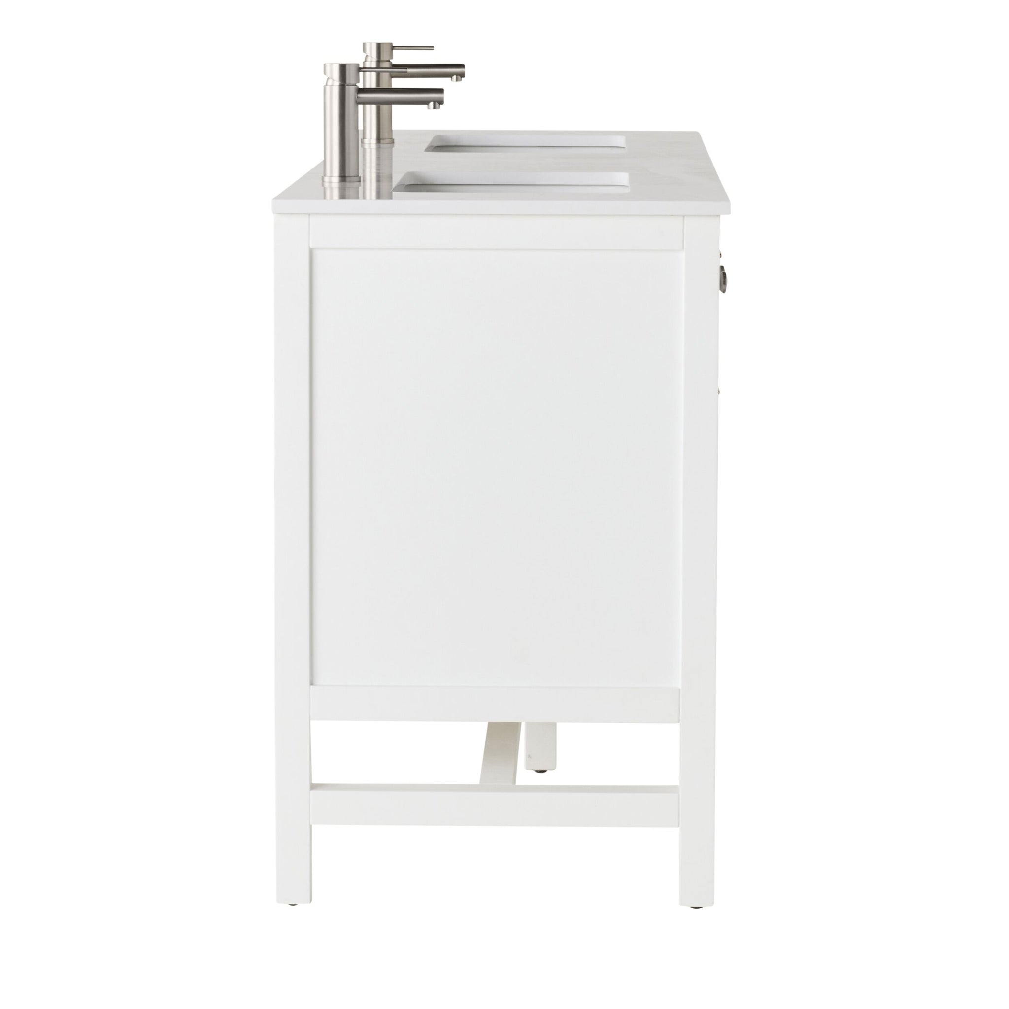Liam Double Vanity White 1550mm