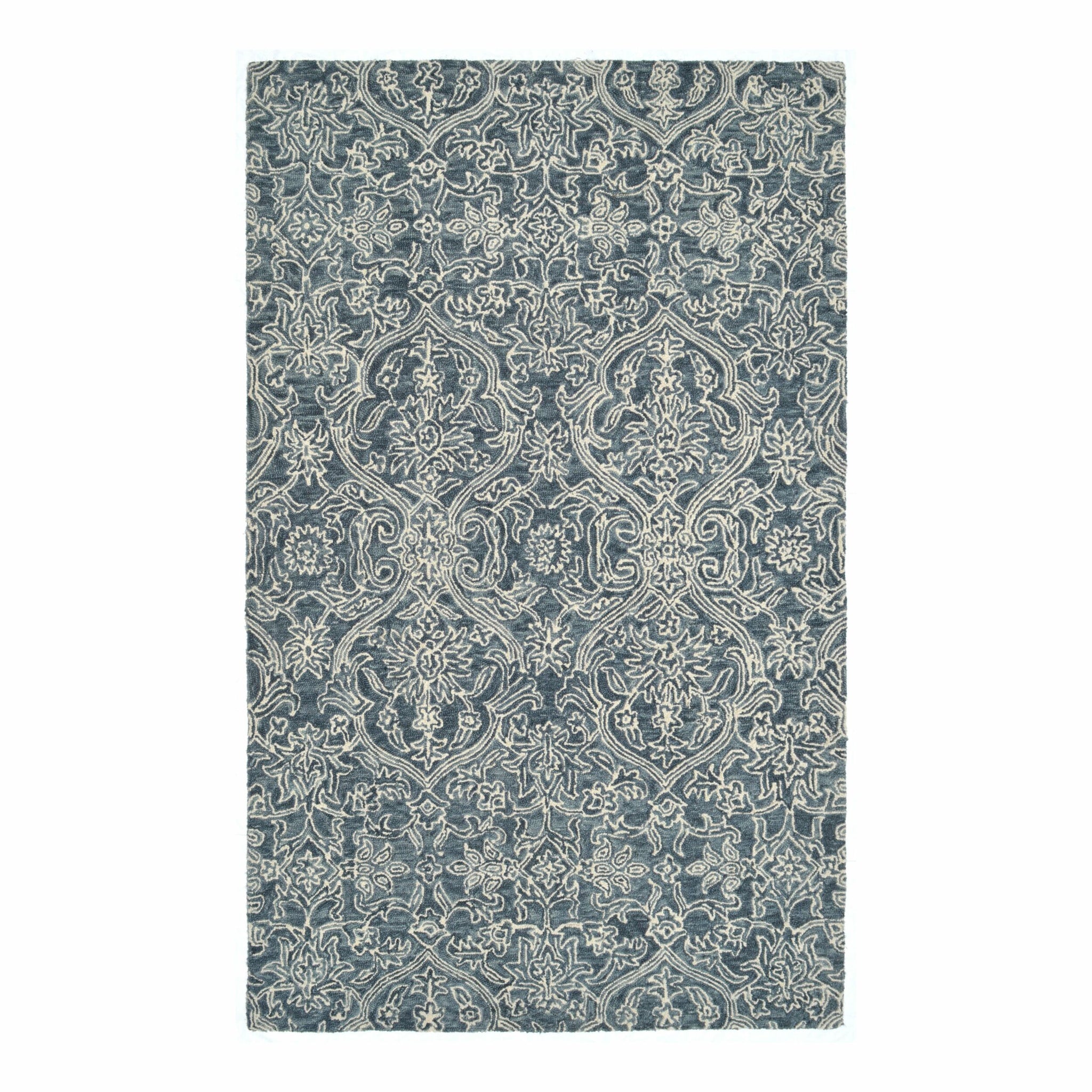 Dreamtime Floral Hand Tufted Micro Loop Pile Wool Rug 300x240cm
