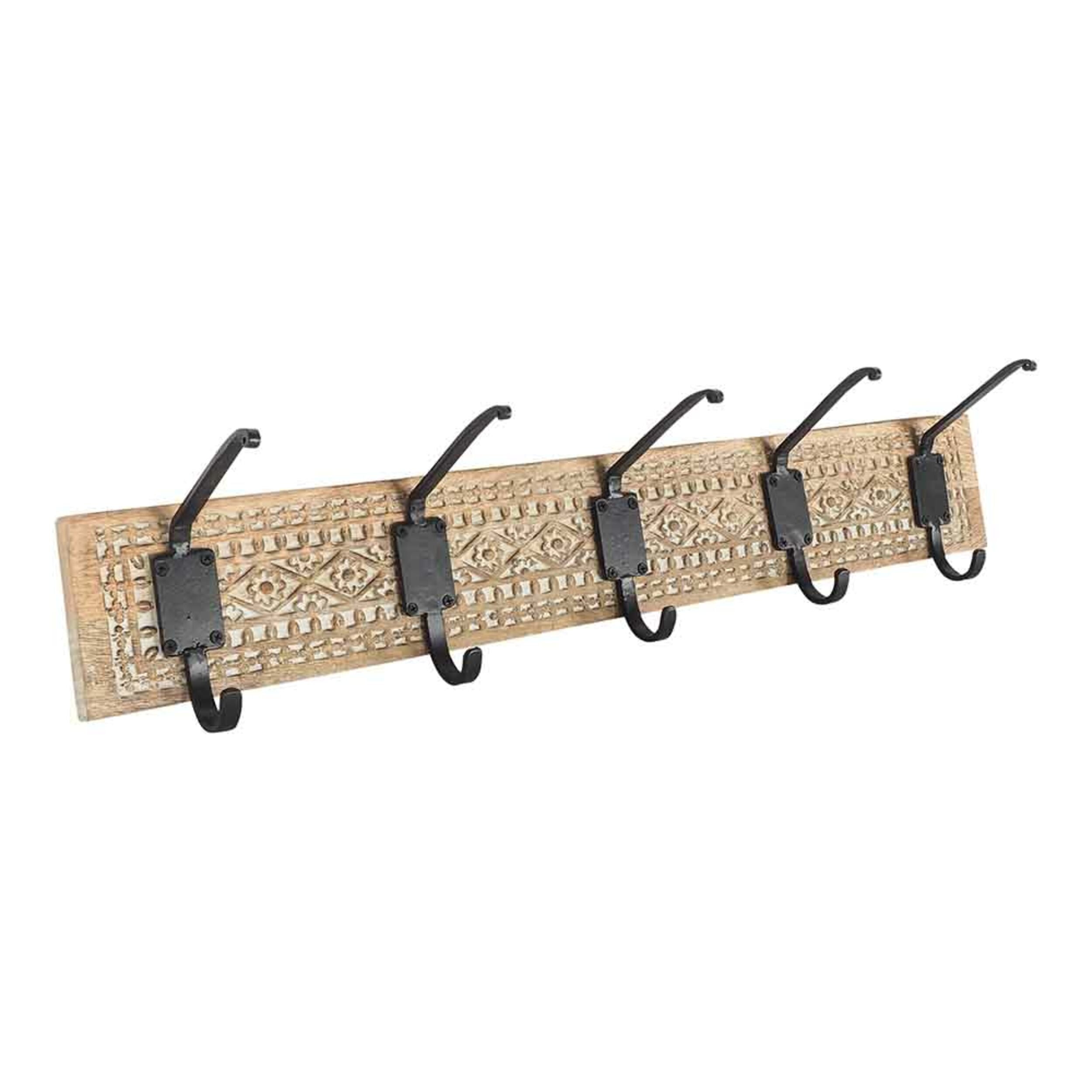 Folk Parvani Hook Board 80x19x14cm