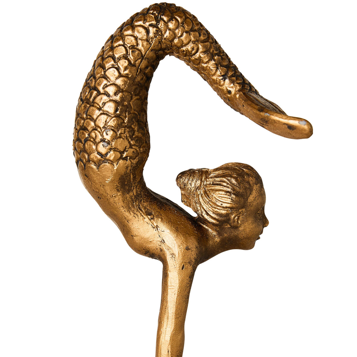 Brass Mermaid Statue