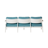 Poppie 3 Seater Sofa Chambray Blue