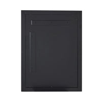 Odin Vanity Mirror Black Oak 610x812mm