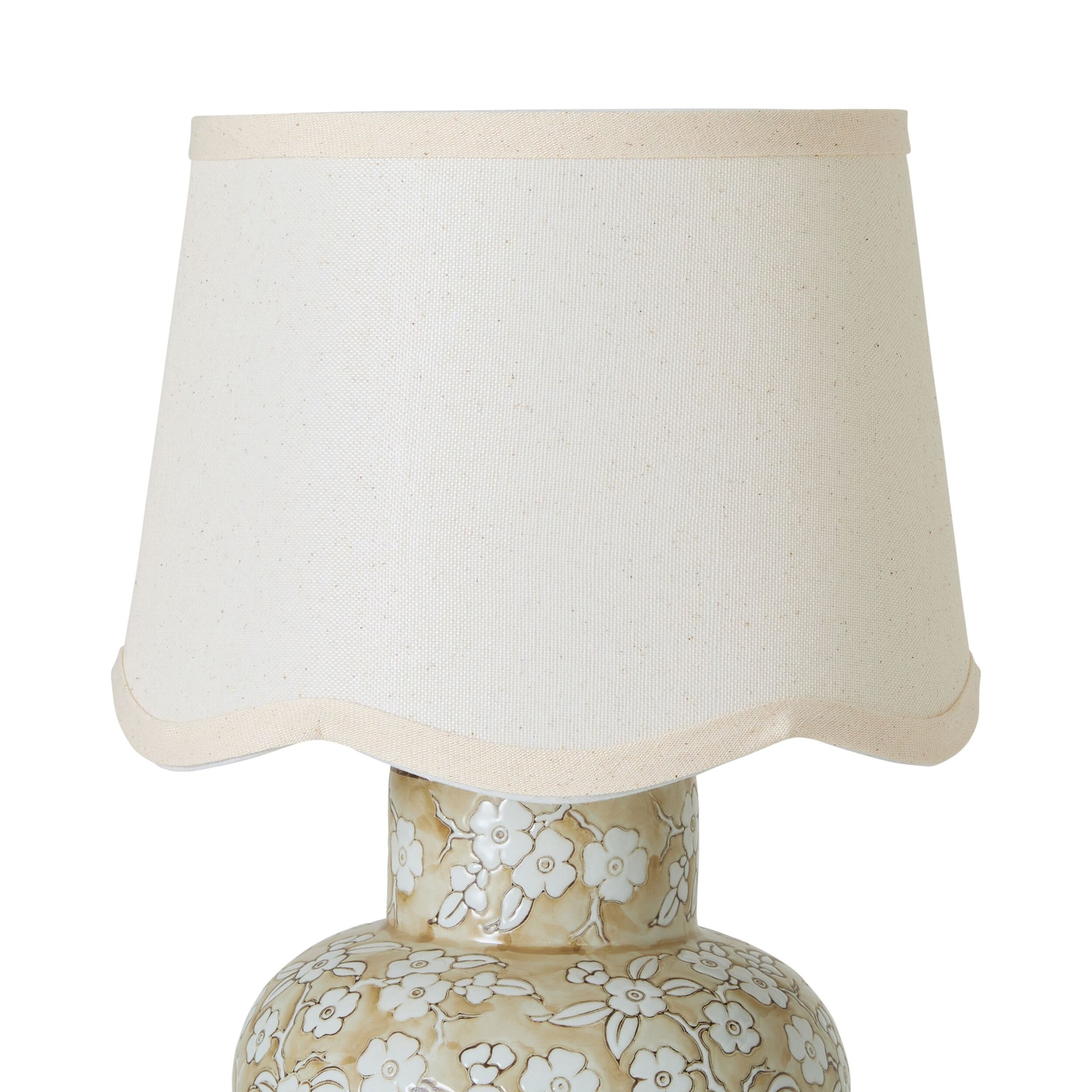 Petal Grove Table Lamp Taupe 34cm