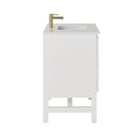Lennox Single Vanity White 940mm