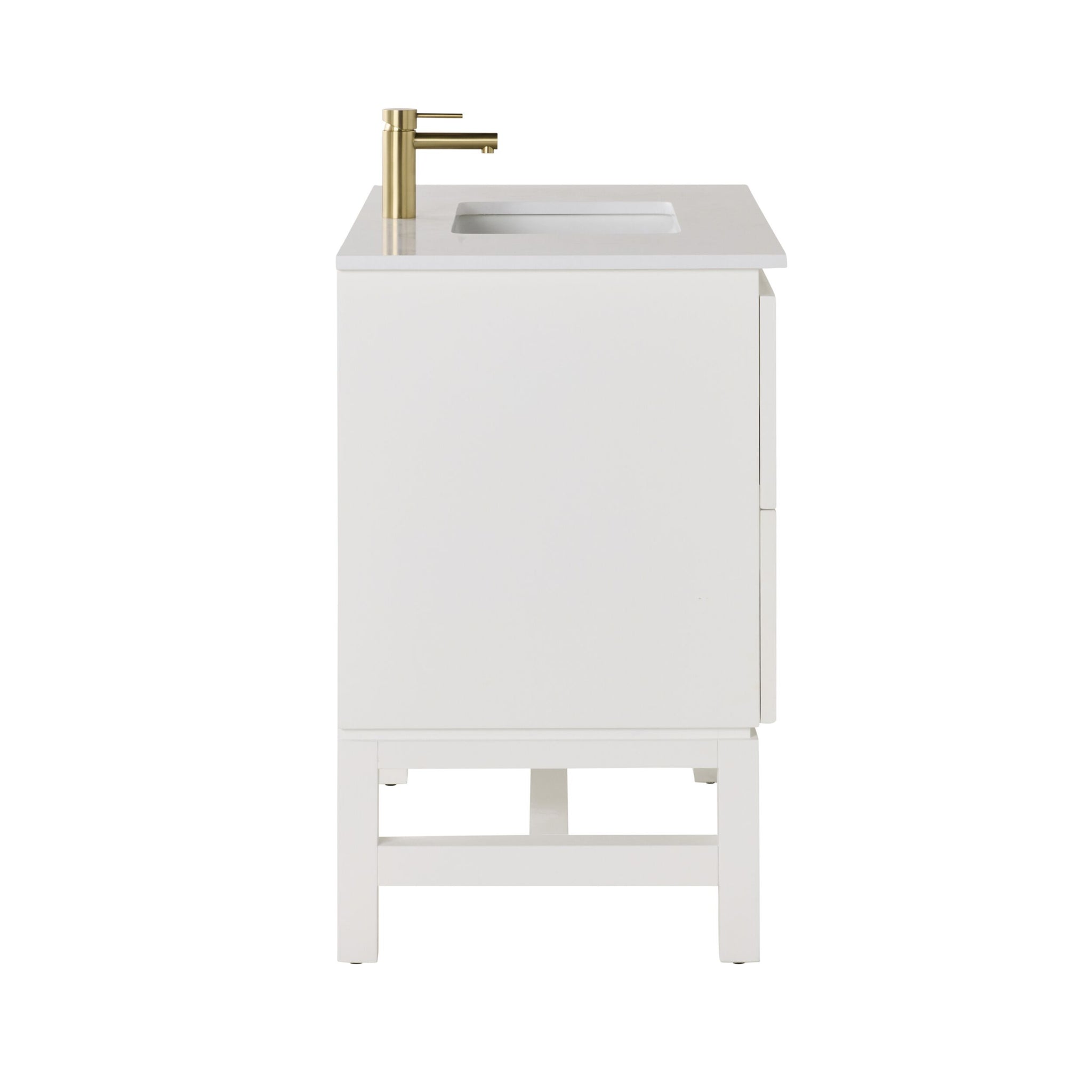 Lennox Single Vanity White 940mm